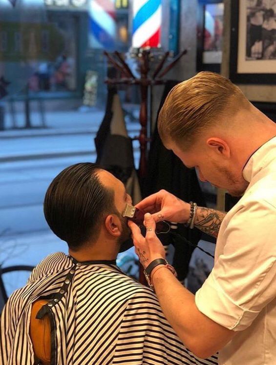 afbeelding contouren barbershop